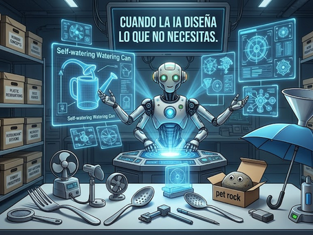Cuando la IA diseña lo que no necesitas