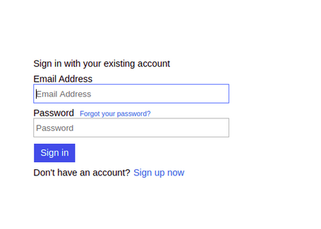 Login para acceder