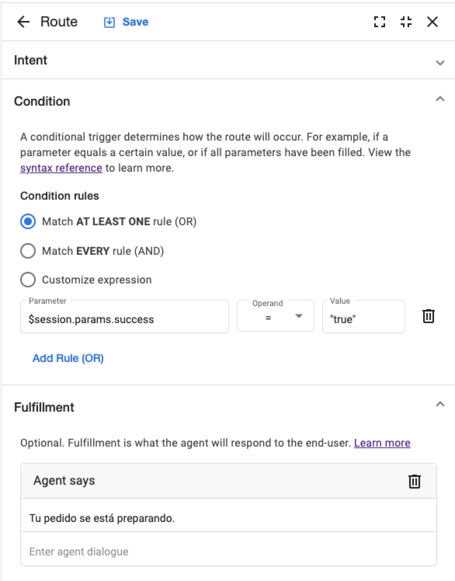 undefined Chatbot con Dialogflow CX 31