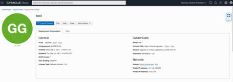 Replicación bidireccional con GoldenGate Microservices 7