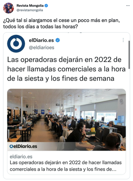 undefined Es tan cansino el tema que lo mejor es tomárselo a risa.