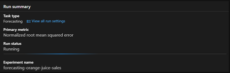 undefined Estado de la ejecución del experimento.