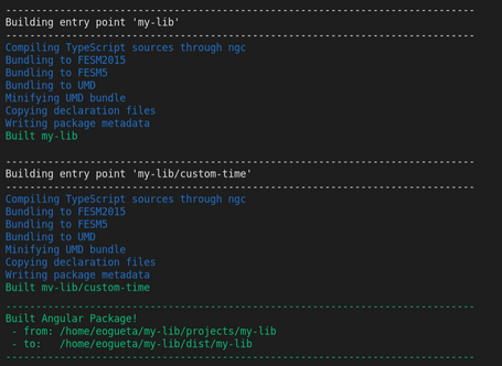 undefined Librería Angular  8