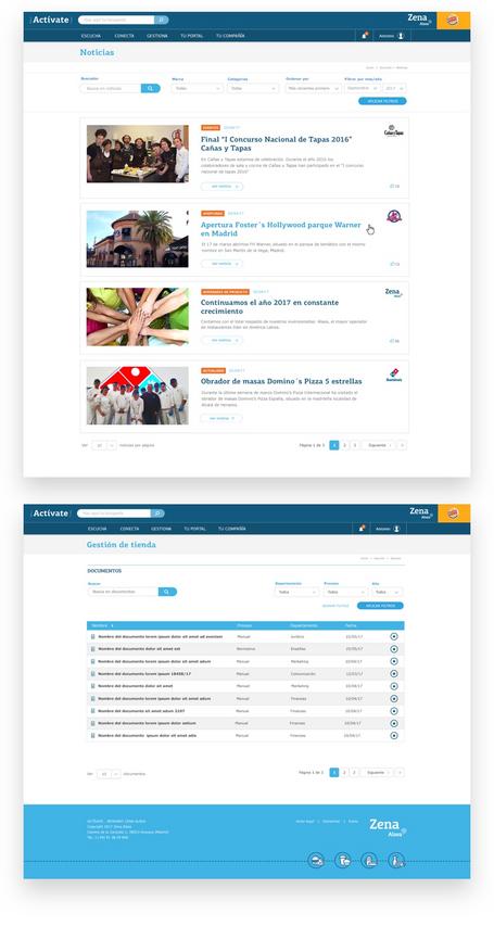 Zena intranet