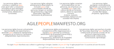 Agile People Manifiesto