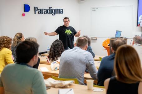 undefined Eduardo Ferro en su charla en Agile Real Life 2024.