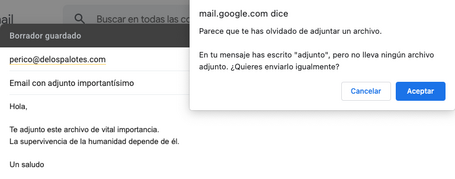 undefined Gmail nos ayuda a veces a no parecer idiotas. Otras veces será inevitable ;)