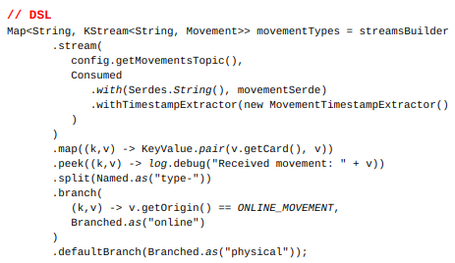 Kafka Streams DSL. Kafka Streams DSL.