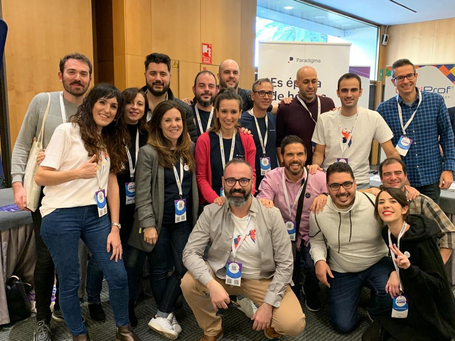 Compañeros de Paradigma de varios perfiles profesionales estuvieron la CAS 2019 Barcelona.