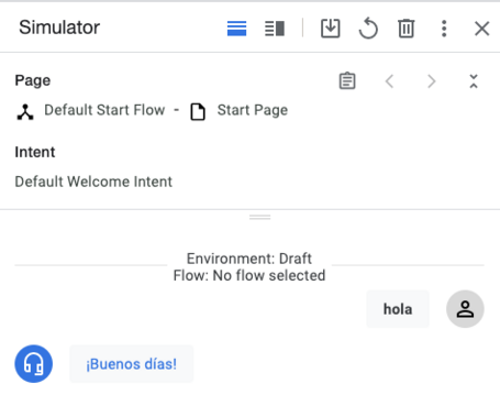 undefined Chatbot con Dialogflow CX 6