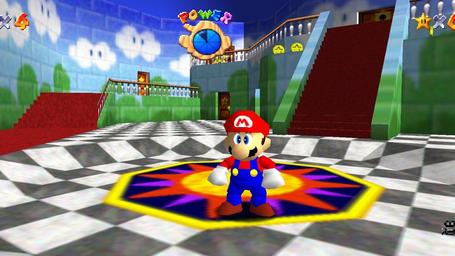 undefined Super Mario 64.