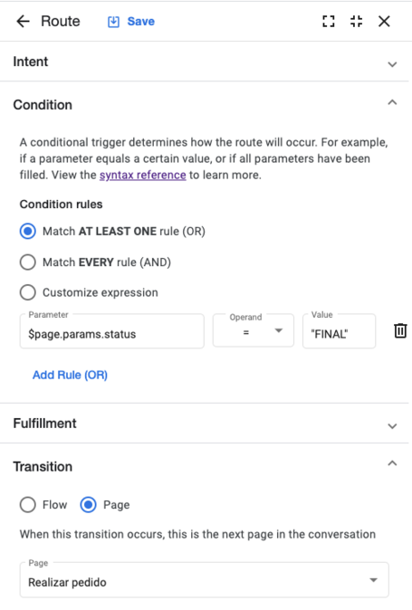 undefined Chatbot con Dialogflow CX 29