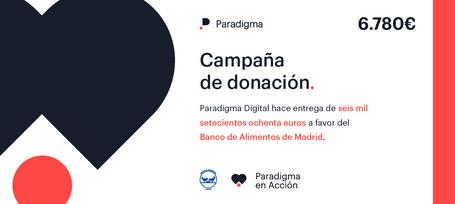 Donación al Banco de Alimentos de Madrid