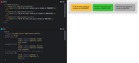 undefined Change in data-status