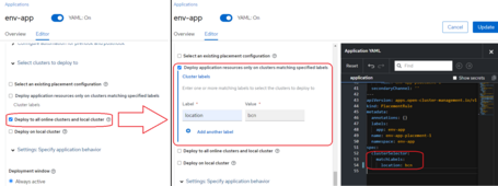 Cambios a nivel de gráfico y código.