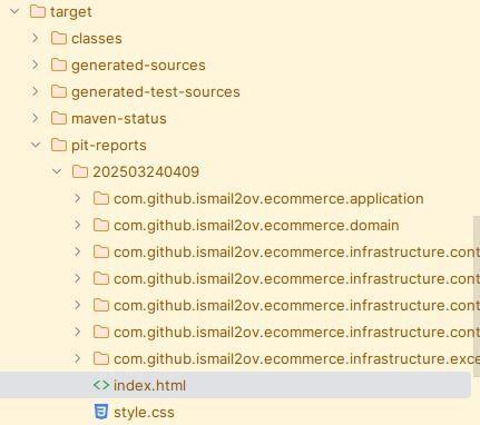 undefined Pitest folder, pit reports