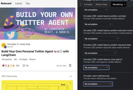 Ejemplo de ceguera del color para el rojo