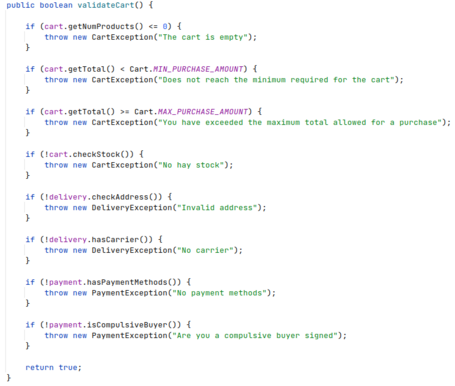 Código simple y fácil. Ejemplo de código simple y fácil de leer.