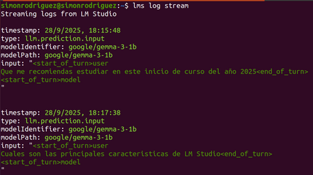 Comandos CLI: log stream
