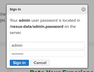 Sign in Pantalla sign in