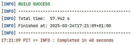 undefined Maven command execution