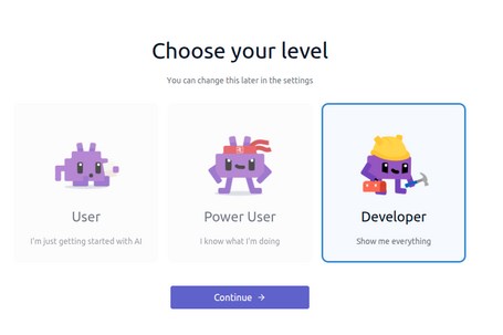 Nivel de personalización en LM Studio