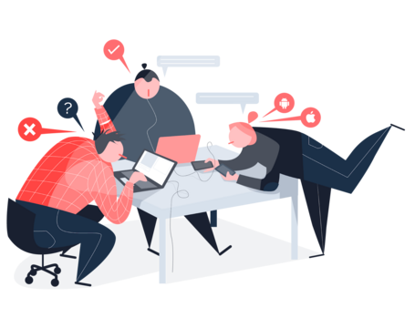 equipo trabajando en conjunto