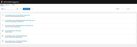 Si refrescas, verás los esquemas Apicurio