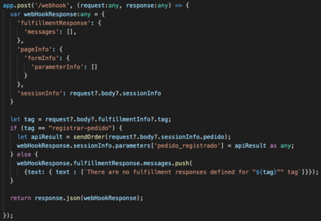 undefined Chatbot con Dialogflow CX 30