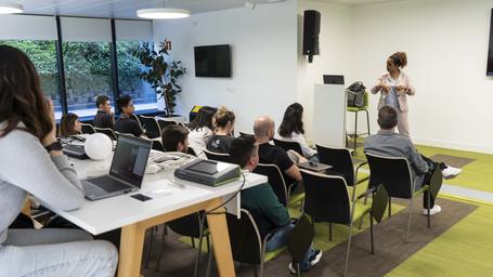 Taller sobre gestión de las emociones en las oficinas de Madrid.