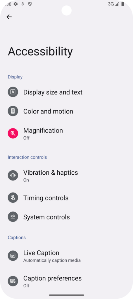 Accessibility gestures on Android Accessibility gestures on Android