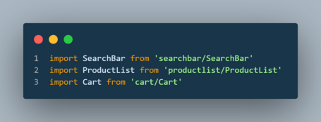 Importamos todos los microfrontends Importamos todos los microfrontends