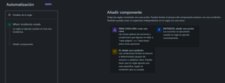 Crear incidencia Crear incidencia