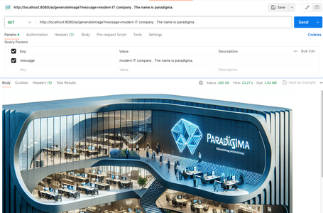 Controlador Imagen que muestra la pantalla principal del controlador con un ejemplo de Paradigma Digital