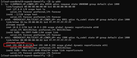 IP de la VM IP de la VM