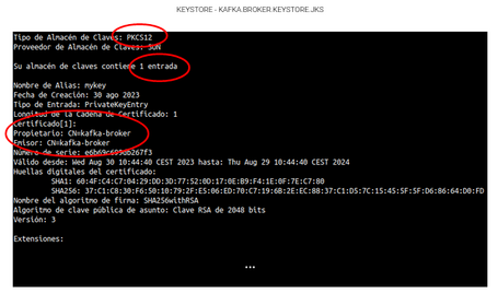 Kafka keystore