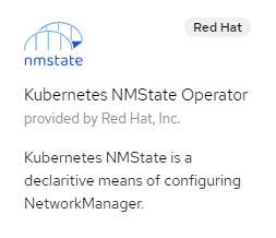 Componente kubernetes-nmstate-operator Componente kubernetes-nmstate-operator