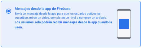 Mensaje desde la app de Firebase Mensaje desde la app de Firebase