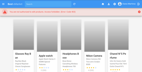 error de edición por falta de permisos