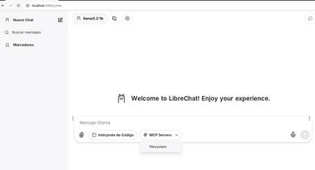 undefined “MCP Servers” option enabled in the UI.