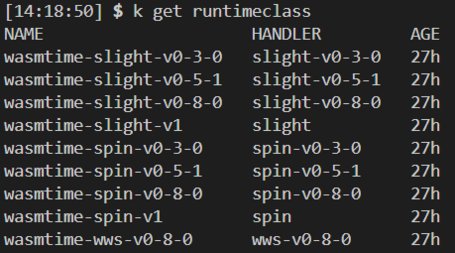 Runtimeclass Runtimeclass