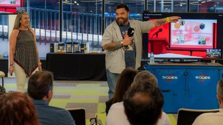 undefined Sonia Molina Recuero, Agile Coach en MAPFRE, y Orlando Codallo, Director de Operaciones en ARC Healthtech Innovation Holding.