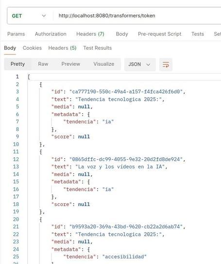 undefined Transformer behavior: /transformers/token